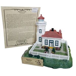Harbour Lights Mukilteo Light WA HL 417 1996 A1392 ID Card COA Lighthouse Open